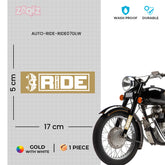 Born to Ride, Destined to Conquer Every Road bumper sticker